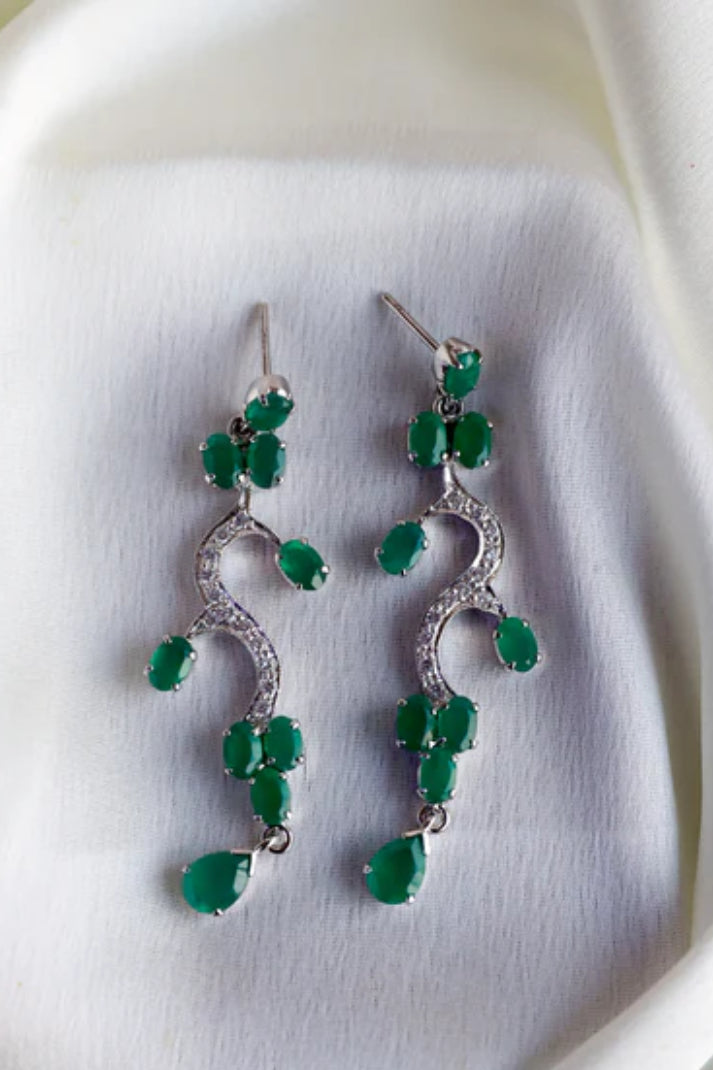 Silver Green Onyx